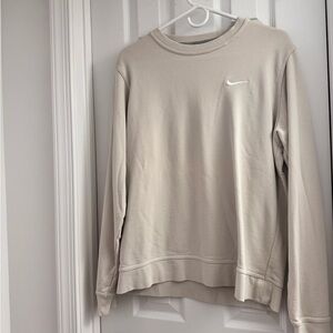 Nike Gray and Cream Sweatshirt